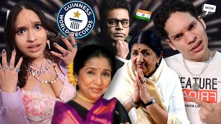 Reacting to MIND BLOWING World Records broken by Indian Singers