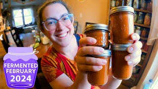 Simple Fermented Ketchup Using Canned Tomatoes | Fermented February 2024 @FermentedHomestead