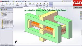 SolidWorks Assembly Hide Part | SolidWorks Assembly Part Transparency