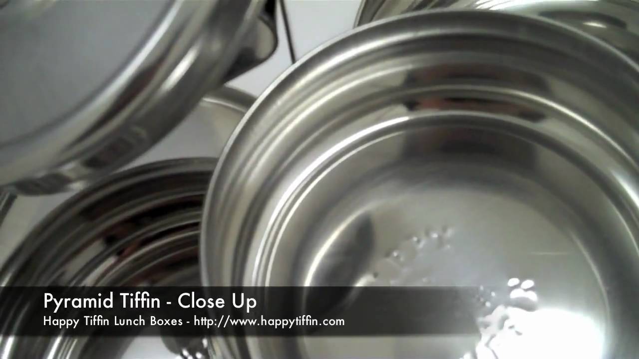 Happy Tiffins's 3-Tier Pyramid Tiffin Lunch Box