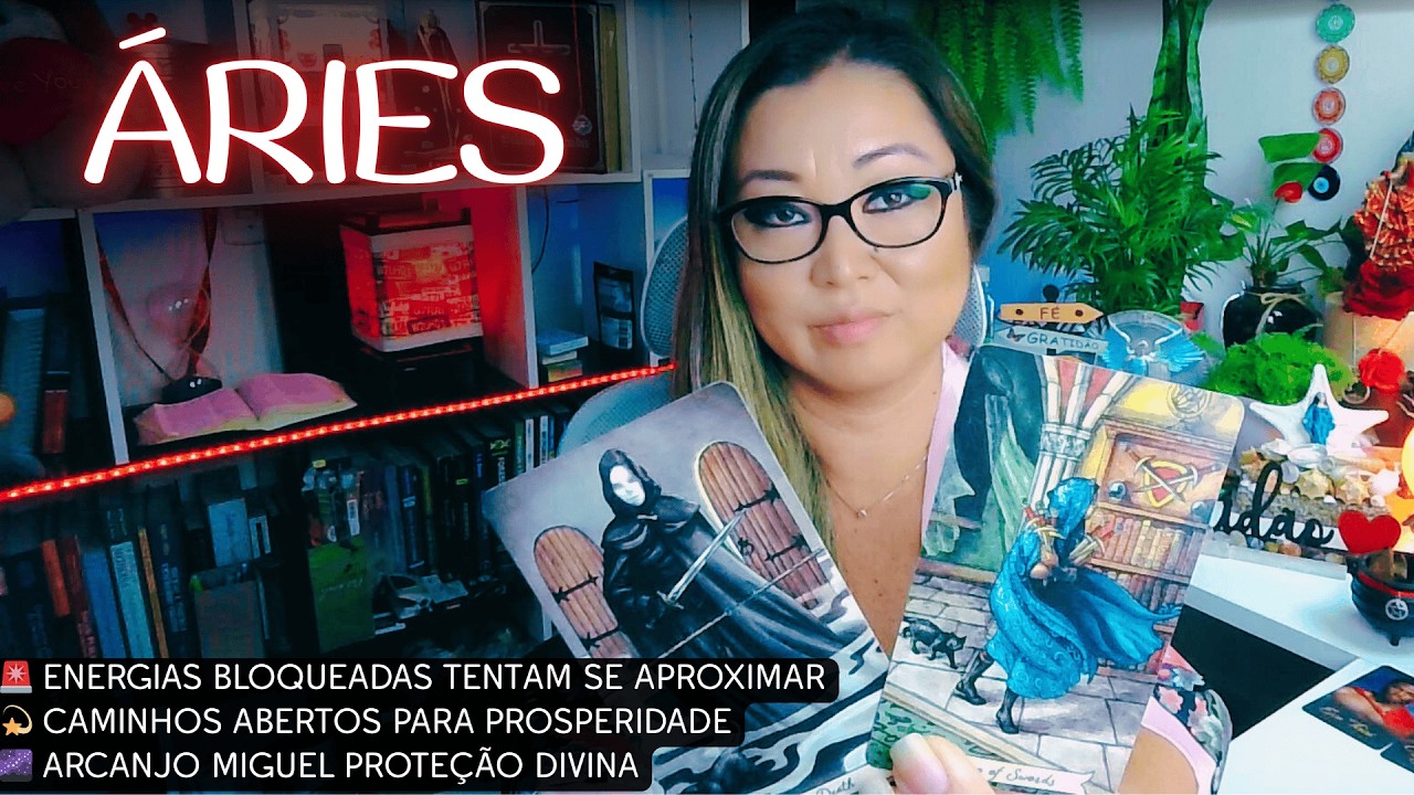 ♈ Áries: 🚨 Alerta Espiritual  🌌 Arcanjo Miguel Te Protege💫 Energias Bloqueadas Tentam Se Aproximar