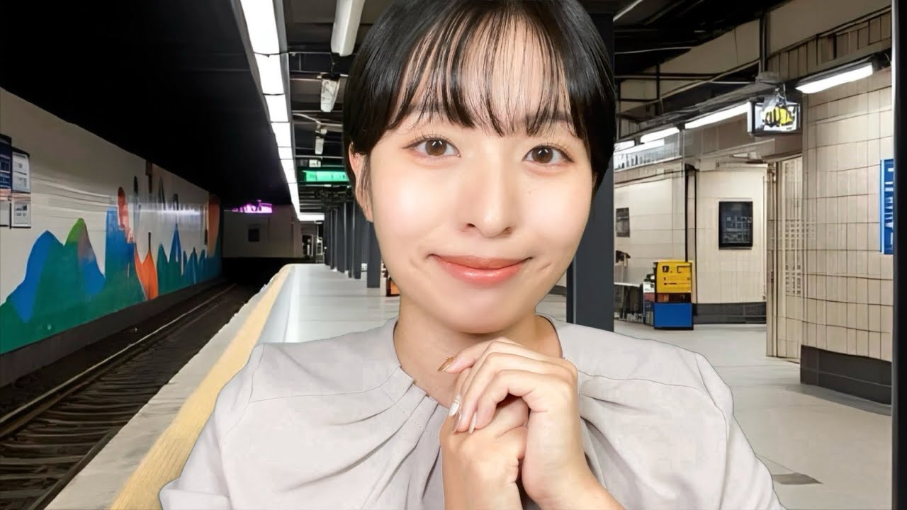 【百合ASMR】終電、無くなっちゃったね。【甘々🫶スキンケアロールプレイ】