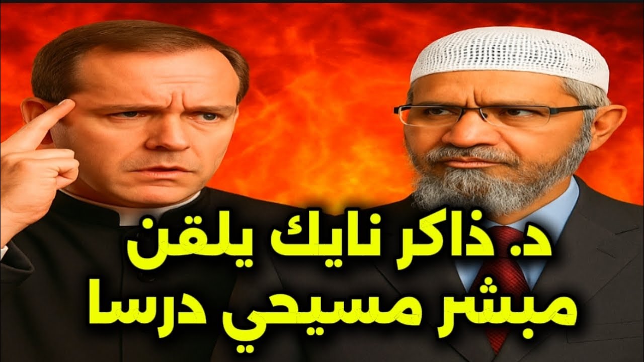 مُبشِّر إنجيلي يسيء فهم الإسلام… والدكتور ذاكر نايك يلقنه درساً تاريخياً!