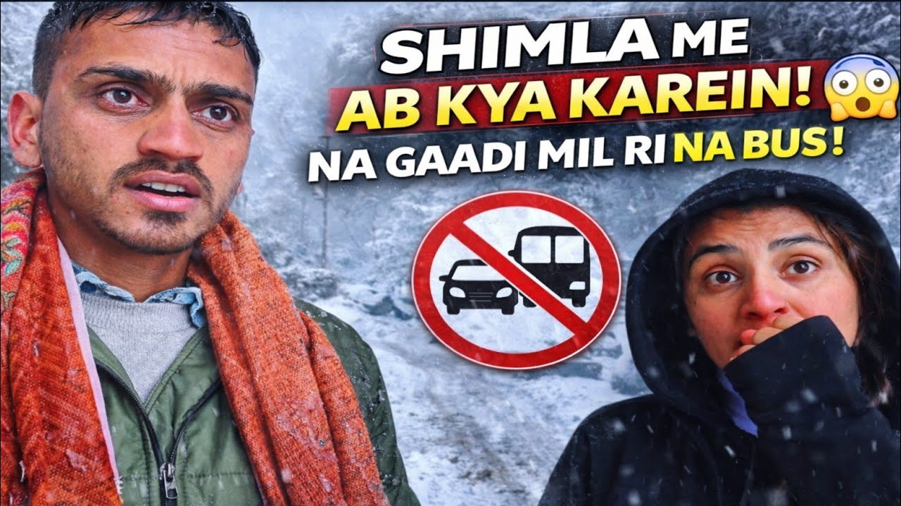 Shimla Snowfall Vlog | Zindagi Mein Pehli Baraf ❄️😂  HimachalSnow 