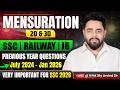 Mensuration PYQs 2026 | 2D &amp; 3D Mensuration | SSC CGL, CHSL, Railway, IB | Part - 1 | Arvind Sir