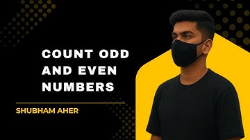 Count Odd and Even Numbers | DSA Problem Explained with Code | Top Interview Question