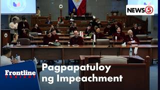 3 testigo vs. VP Sara, isasalang ng Prosekusyon simula sa lunes | Frontline Tonight