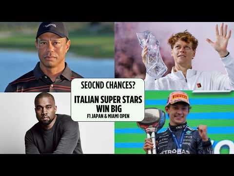 Second Chances for Tiger & Kanye? Miami Open + F1 Winners | Sports Podcast Ep 20