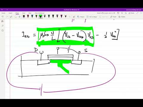 Thumbnail for Lecture 15: Various regions of operation of a P-MOSFET