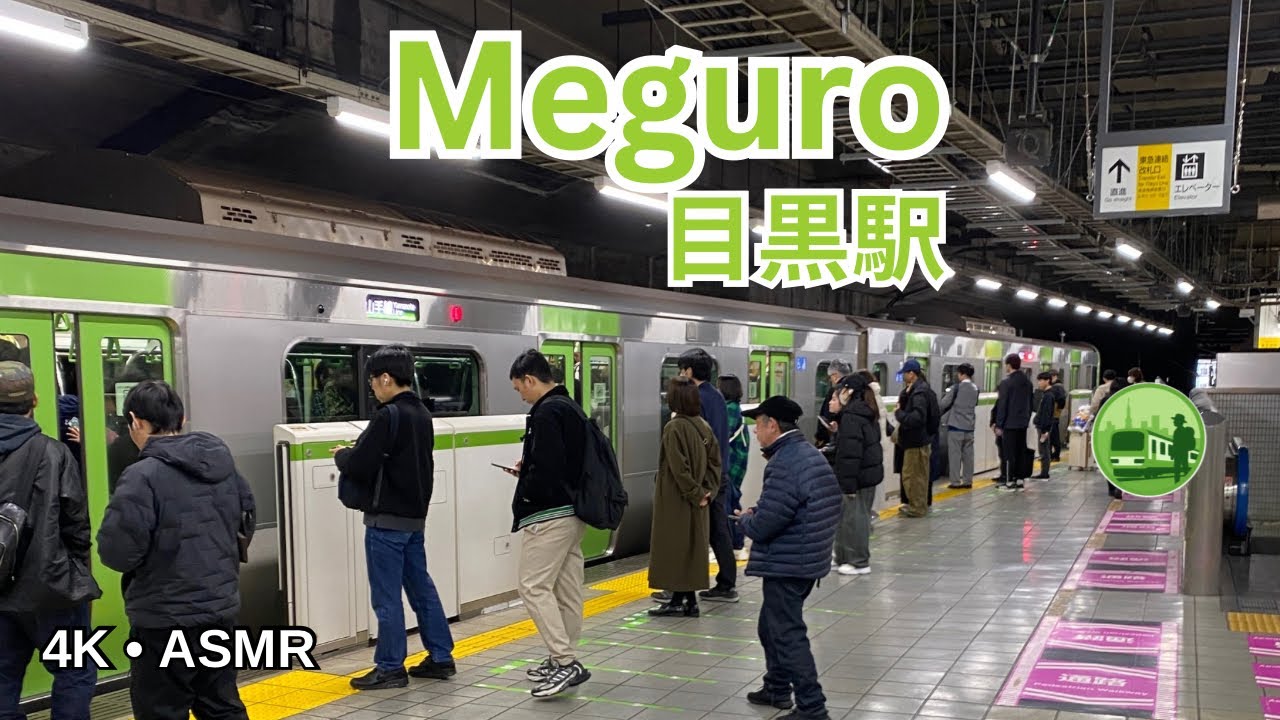 Meguro Station Walk Pt.1 | Yamanote Silent Explorer | 目黒駅散歩 | 山手線静旅