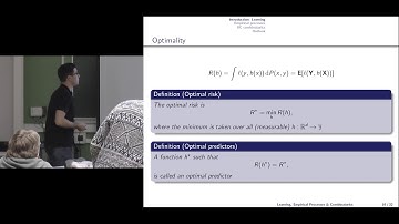 [Коллоквиум]: On empirical risk minimization and its variants for statistical learning