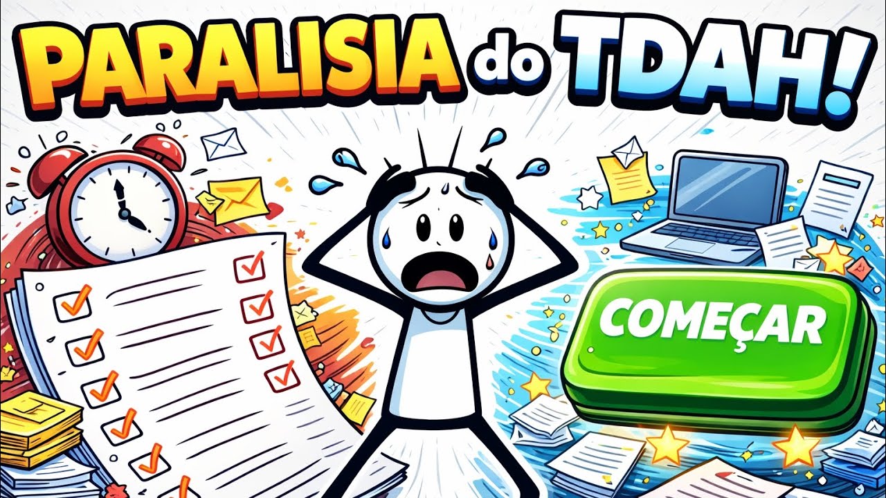  PARALISIA do TDAH Adulto: Por Que Você Não Consegue Começar NADA (e Como Mudar ISSO!)