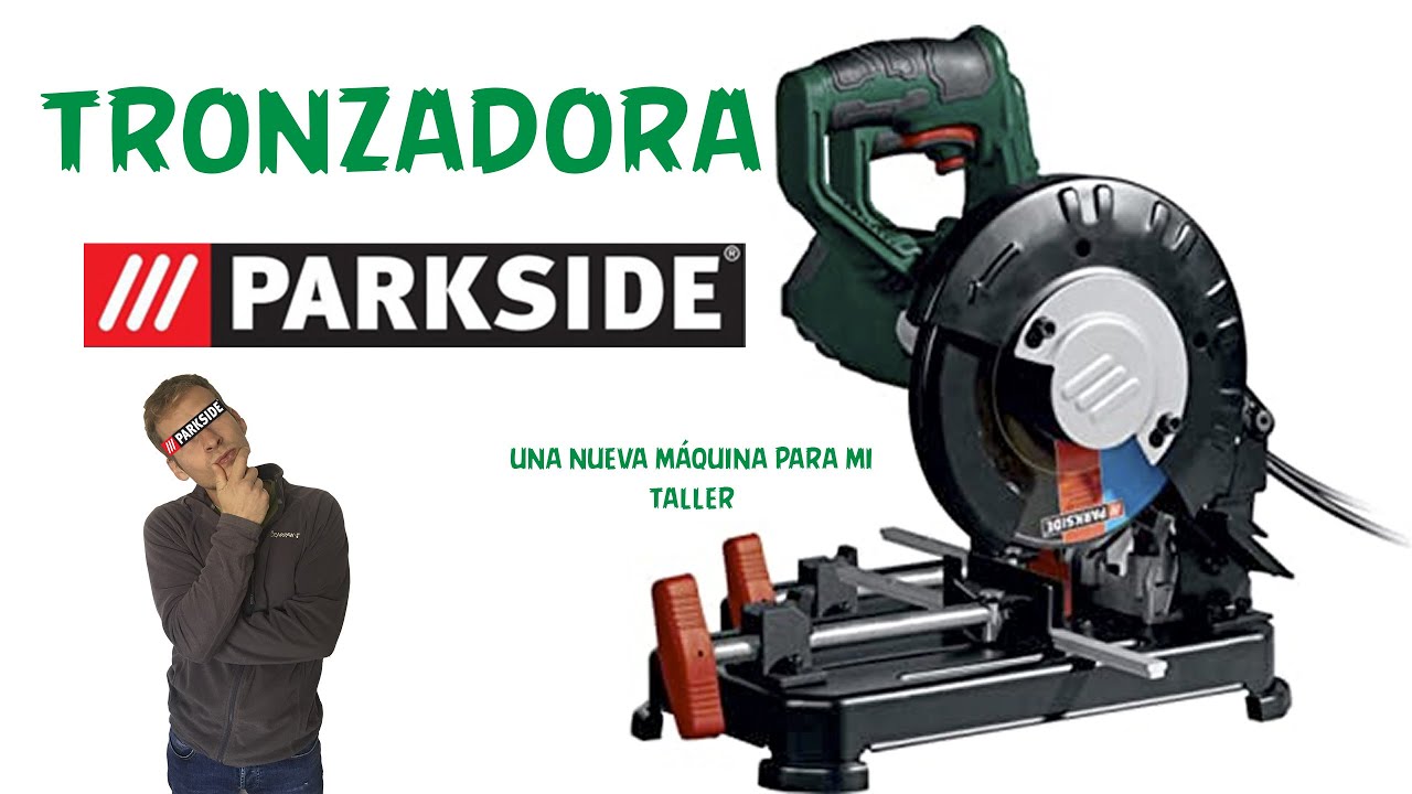 PARKSIDE - Tronzadora para metal, una máquina pequeña y ligera. Con disco  de 180mm. 