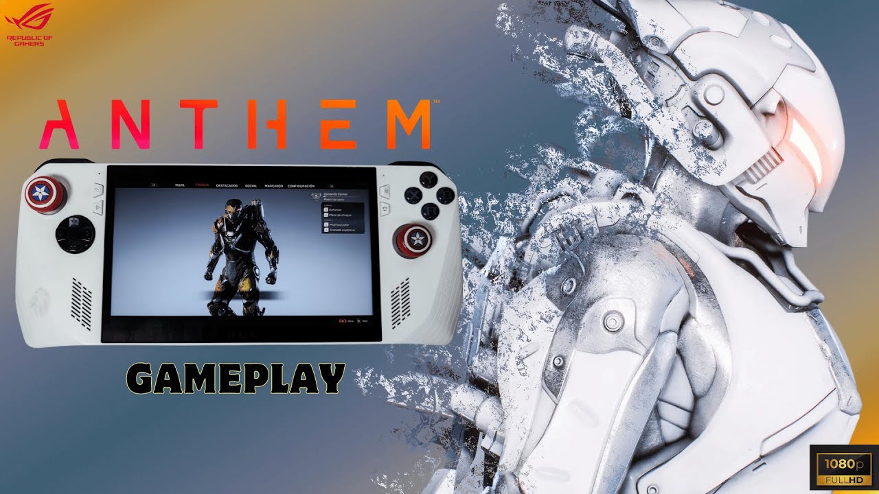 Asi correra ANTHEM en tu Asus Rog Ally Z1 Extreme en el 2025 me ha GUSTADO MUCHISIMO 😃