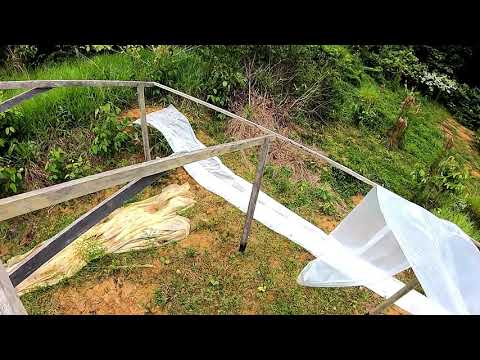 Vídeo: Fazendo Uma Estufa Com Telhado Deslizante