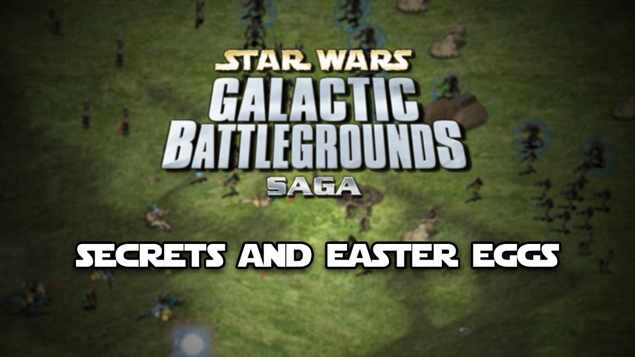 Easter Eggs and Secrets in Star Wars Galactic Battlegrounds