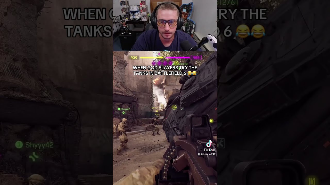 WHEN COD PLAYERS TRY THE TANKS IN BATTLEFIELD 6 Battlefield6