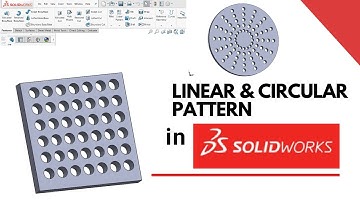 SolidWorks, Use of Linear & Circular Command #cad #solidworks #mechanicalengineering #designengineer