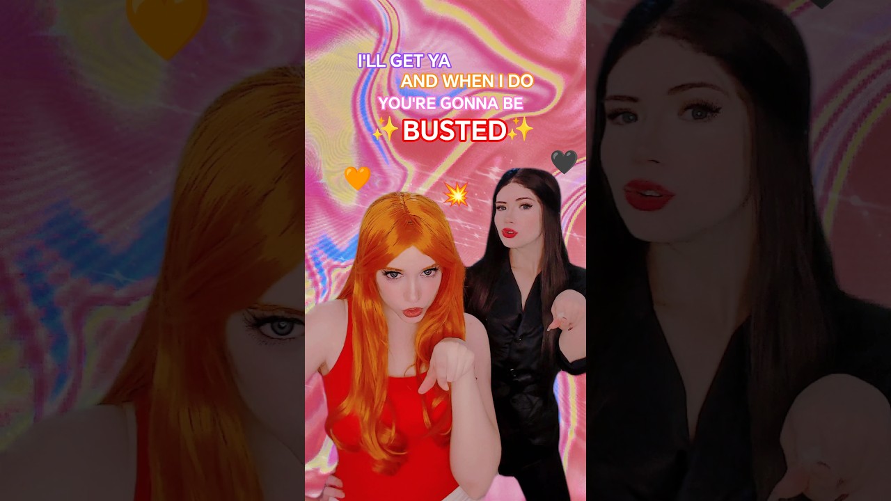 You're gonna be BUSTED | Candace & Vanessa @nikkihatsunecosplay #cosplay #shorts
