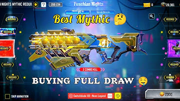 BUYING FULL FUSCHIAN NIGHTS REDUX🤤 DRAW || MYTHIC SWITCHBLADE X9- NEON LEGEND|| CALL OF DUTY MOBILE