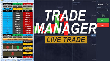 Binary Options Money Management Using The Trade Manager Basic With Live Trade Example