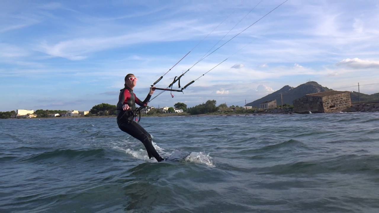 light breezes flysurfer kitekurse auf Mallorca Oct 2015