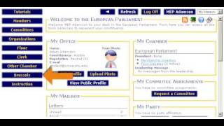 LegSim European Parliament Member Overview