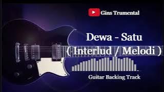 Guitar Backing Track | Dewa - Satu | Interlud / Melodi