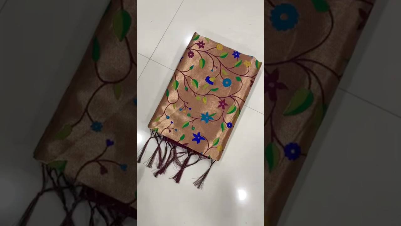 Pure Soft Kanchivaram Brocade Paithani Silk Saree