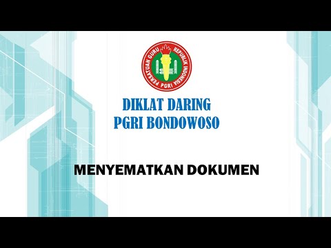 Video: Apa yang dimaksud dengan menyematkan dokumen?