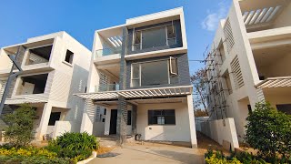 SAI SHAKTI KINGSTON 4 BHK TRIPLEX VILLAS FOR SALE GACHIBOWLI HYDERABAD ELIP PROPERTY #sale #drone