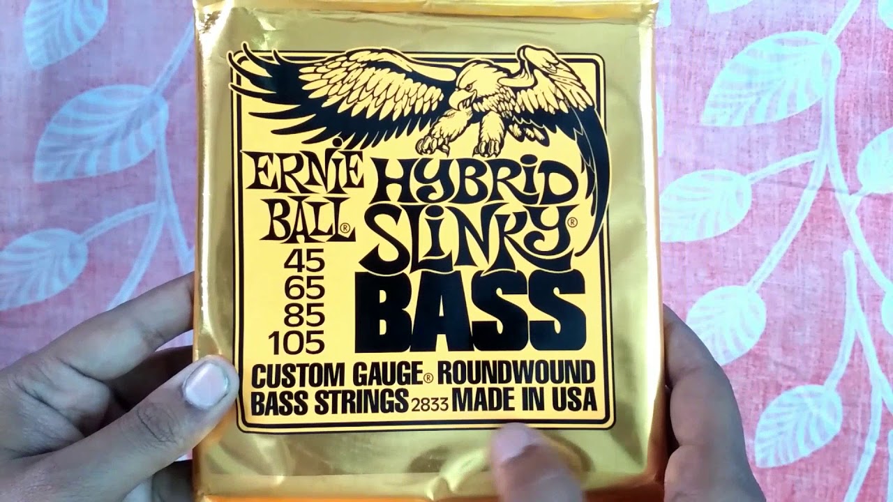 Ernie ball slinky bass string review YouTube