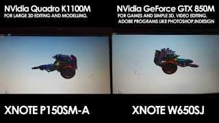 QUADRO K1100M VS GEFORCE GTX 850M