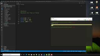 Python Tutorial 18 Booleans