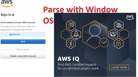 How to use AWS amazon parse server for social media for Window OS.