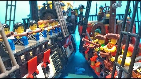 Die Seeschlacht der Piraten (Lego Stop Motion deutsch)