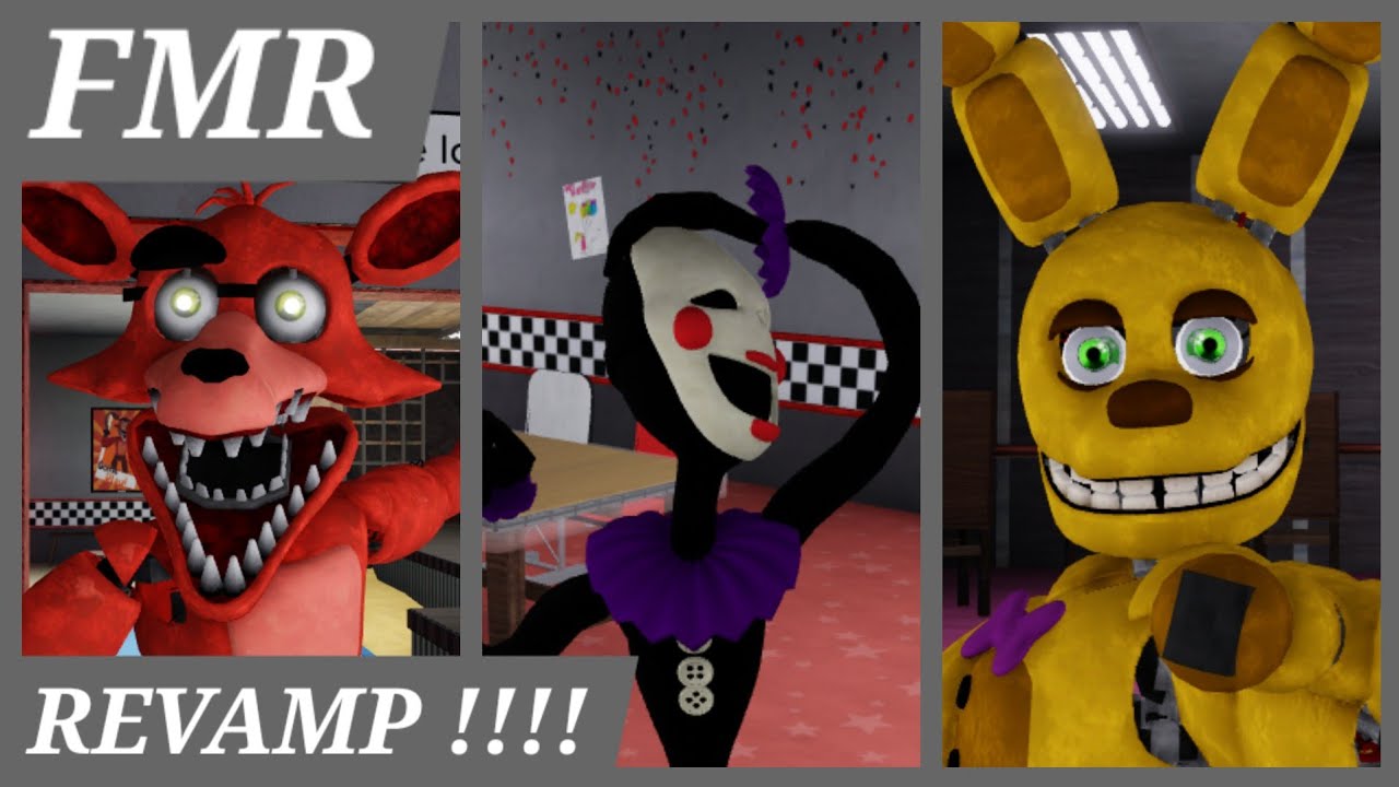 FMR: NUEVOS REDISEÑOS a los ANIMATRONICS GRATIS y NUEVA INTERFAZ