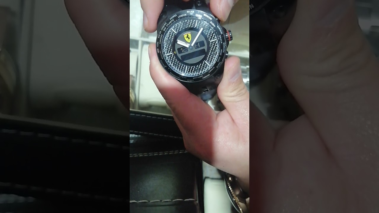 RELOJ FERRARI WORLD TIME