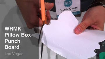 WRMK Pillow Box Punch Board