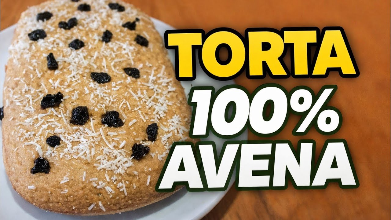 SIN HARINA y sin azúcar, SIMPLEMENTE MEZCLA AVENA CON PLATANOS.