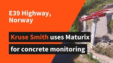 Interview [Subtitles]: Kruse Smith uses Maturix - Concrete Monitoring for E39 Project