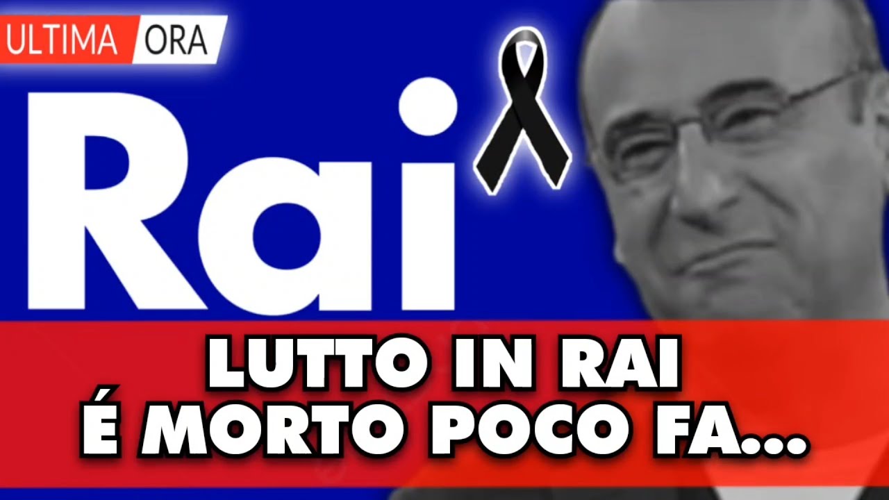 Nuovo tragico lutto in Rai: é morto durante la notte, tutti in lacrime ...