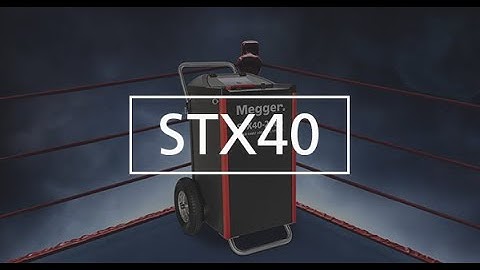 Megger STX40 Sistema para la localización de fallas en cables  l Sección de Cables