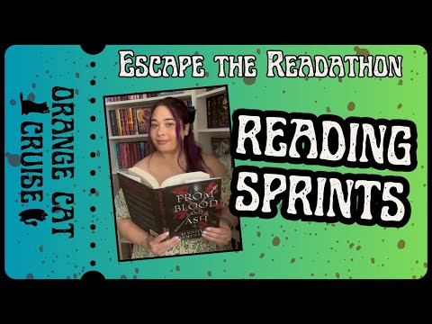 escape the readathon sprints | chaos in the house!!!