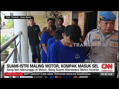 REDAKSI PAGI 10/26/21 NEWS Married Couple Steals Motorcycle, Both Land in Jail