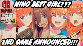 The Quintessential Quintuplets the Movie announced for Switch