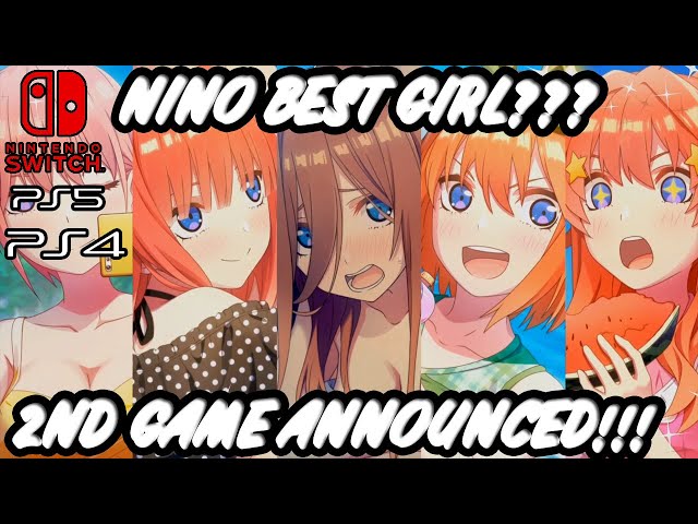 The Quintessential Quintuplets ∬: Summer Memories Also Come in Five  announced for PS4, Switch [Update] - Gematsu