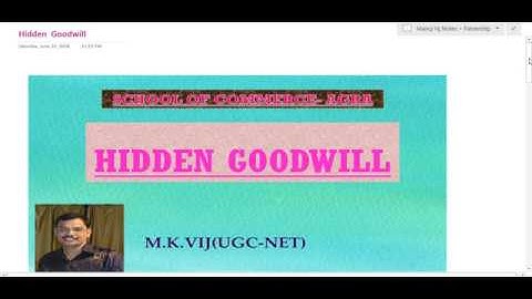 #Partnership : #Hidden Goodwill
