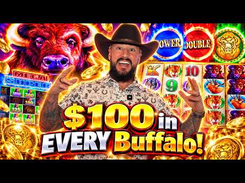 $100 in EVERY Buffalo with SHOCKING Results on Low Bets! This was INSANE!