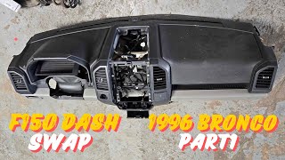 OBS 1996 Bronco Dash Swap 2015-2020 F150 Dash | Part 1 Disassemble F150 Dash